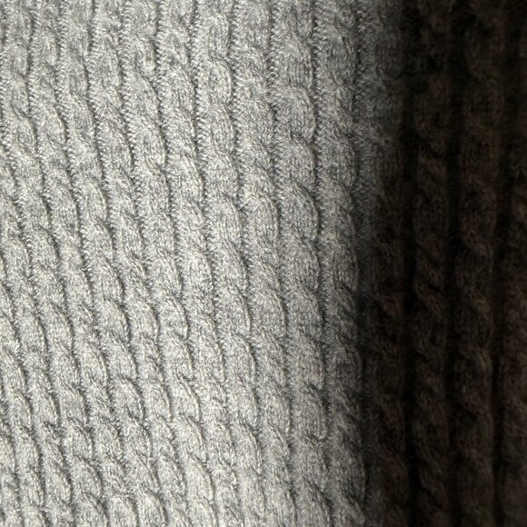 Burberry London Cable knit Cashmere Turtleneck Size L - Picture 7 of 10